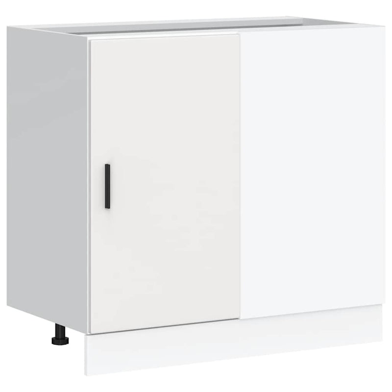 vidaXL Kitchen Base Cabinet "Lyon" White Engineered Wood