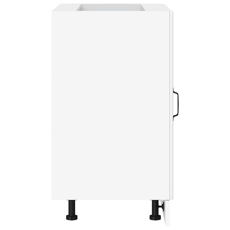 vidaXL Kitchen Base Cabinet "Lyon" White Engineered Wood