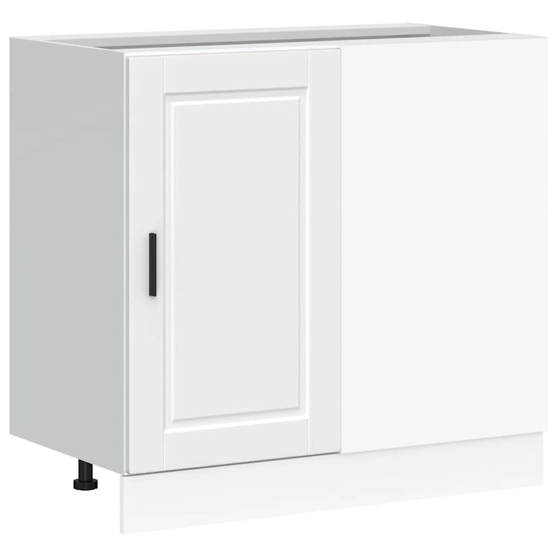 vidaXL Kitchen Base Cabinet "Porto" White Engineered Wood