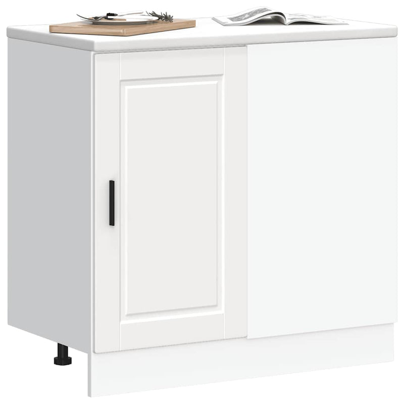 vidaXL Kitchen Base Cabinet "Porto" White Engineered Wood