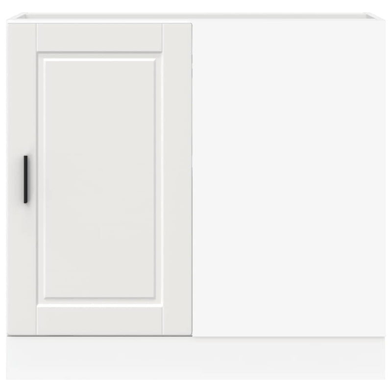 vidaXL Kitchen Base Cabinet "Porto" White Engineered Wood