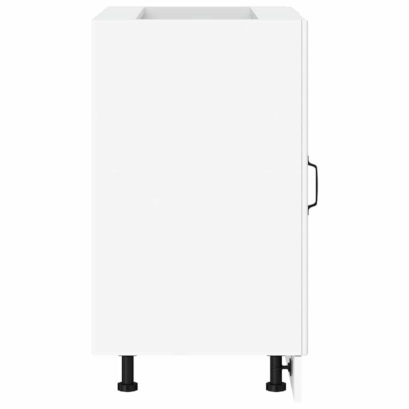 vidaXL Kitchen Base Cabinet "Porto" White Engineered Wood