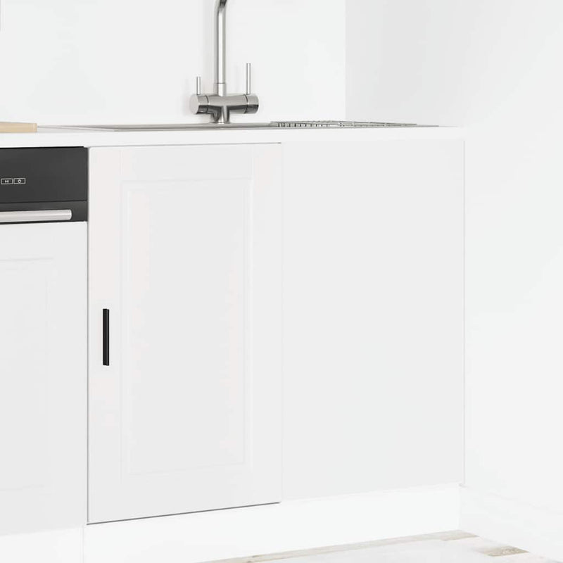 vidaXL Kitchen Base Cabinet "Porto" White Engineered Wood