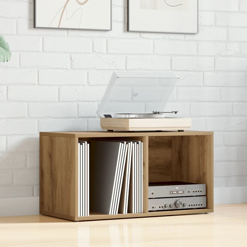 LP Storage Box Artisan Oak 69.5x34x36 cm Engineered Wood