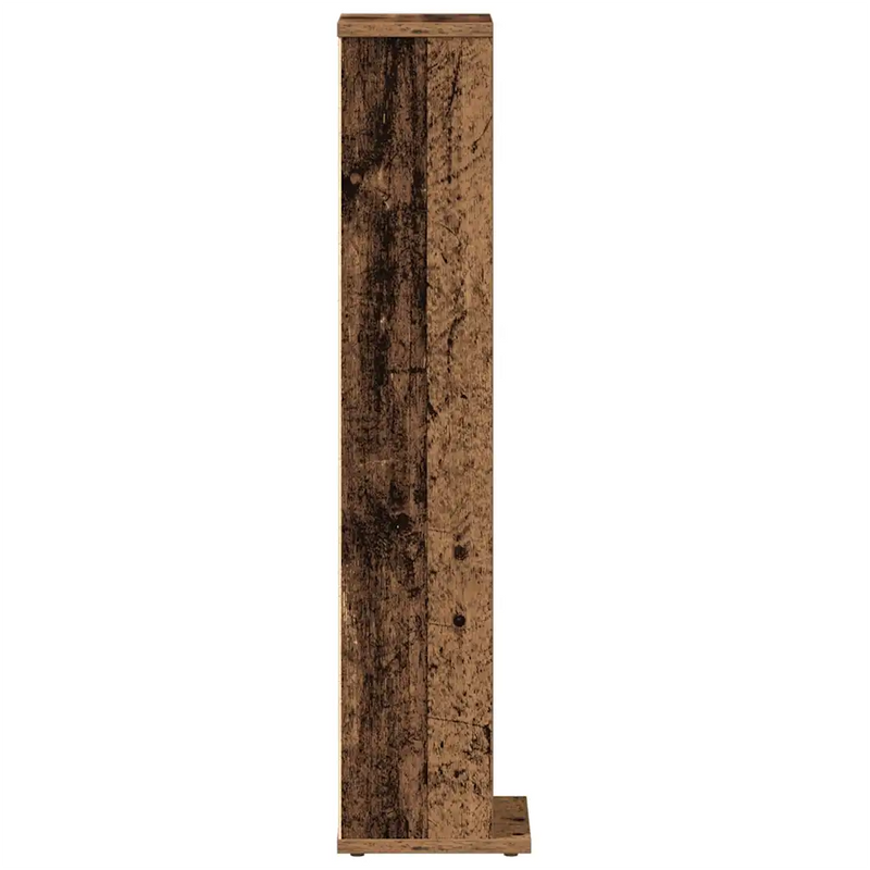 CD Cabinet Old Wood 21x20x88 cm Engineered Wood