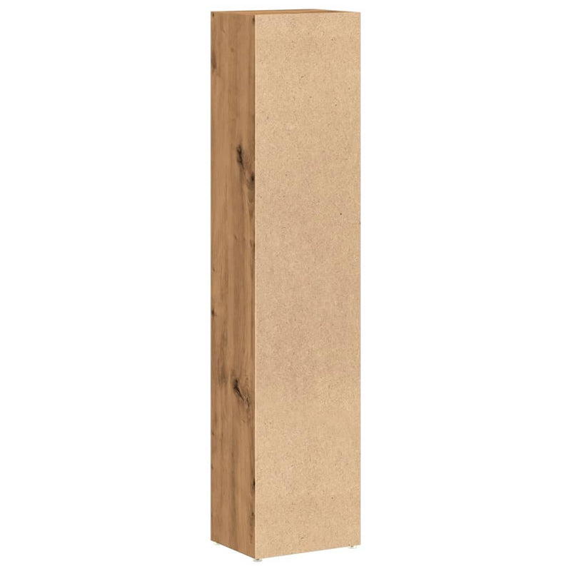 vidaXL CD Cabinets 2 pcs Artisan Oak 21x16x93,5 cm Engineered Wood