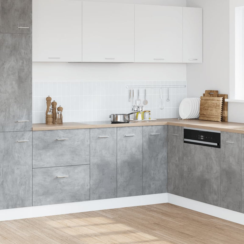 vidaXL Sink Bottom Cabinet Lyon Concrete Grey 80x46x81.5 cm Engineered Wood