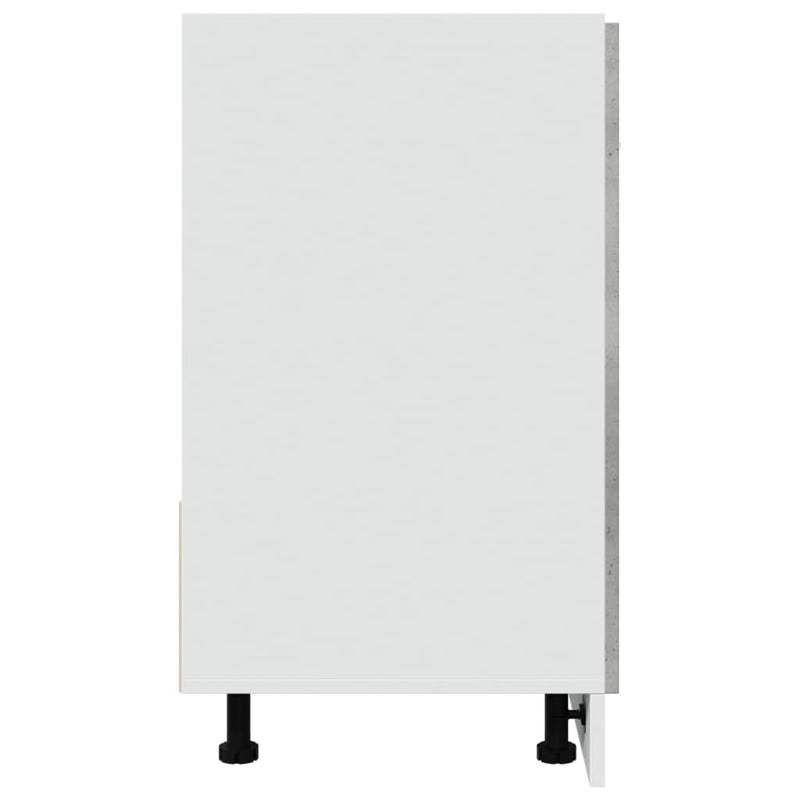 vidaXL Sink Bottom Cabinet Lyon Concrete Grey 80x46x81.5 cm Engineered Wood