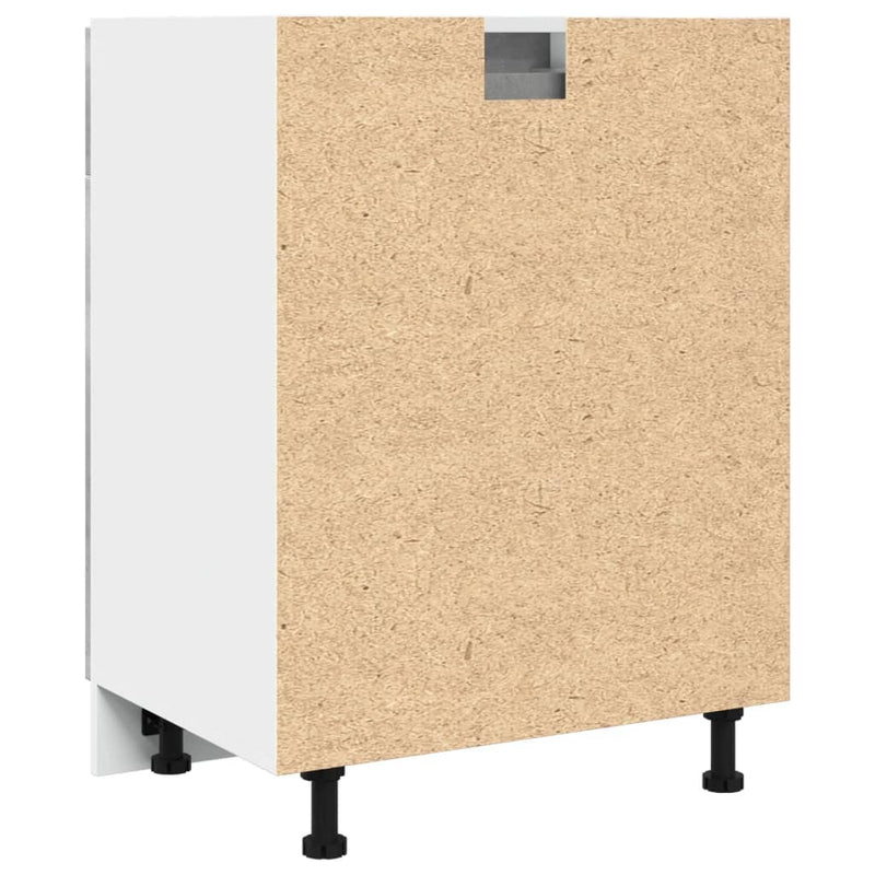 vidaXL Drawer Bottom Cabinet Lyon Concrete Grey 60x46x81.5 cm Engineered Wood
