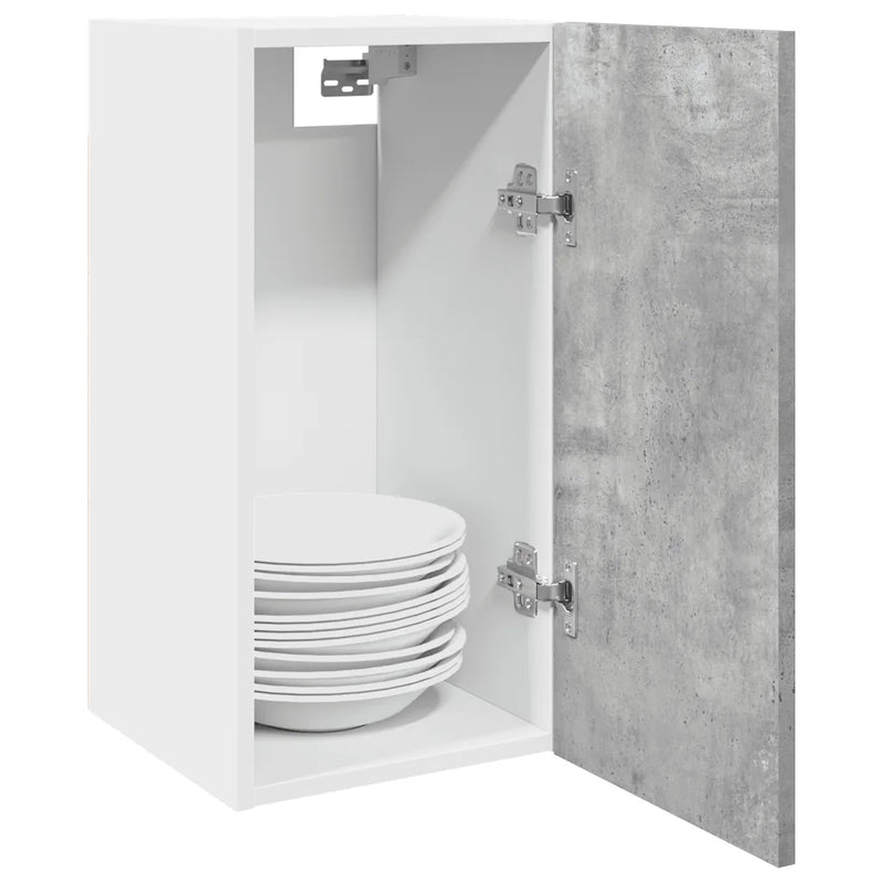 Hanging Cabinet "Lyon" Concrete Grey 30x31x60 cm Engineered Wood