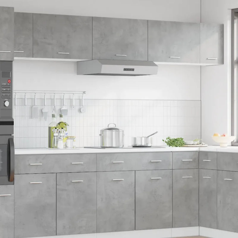 Hanging Cabinet "Lyon" Concrete Grey 60x31x40 cm Engineered Wood