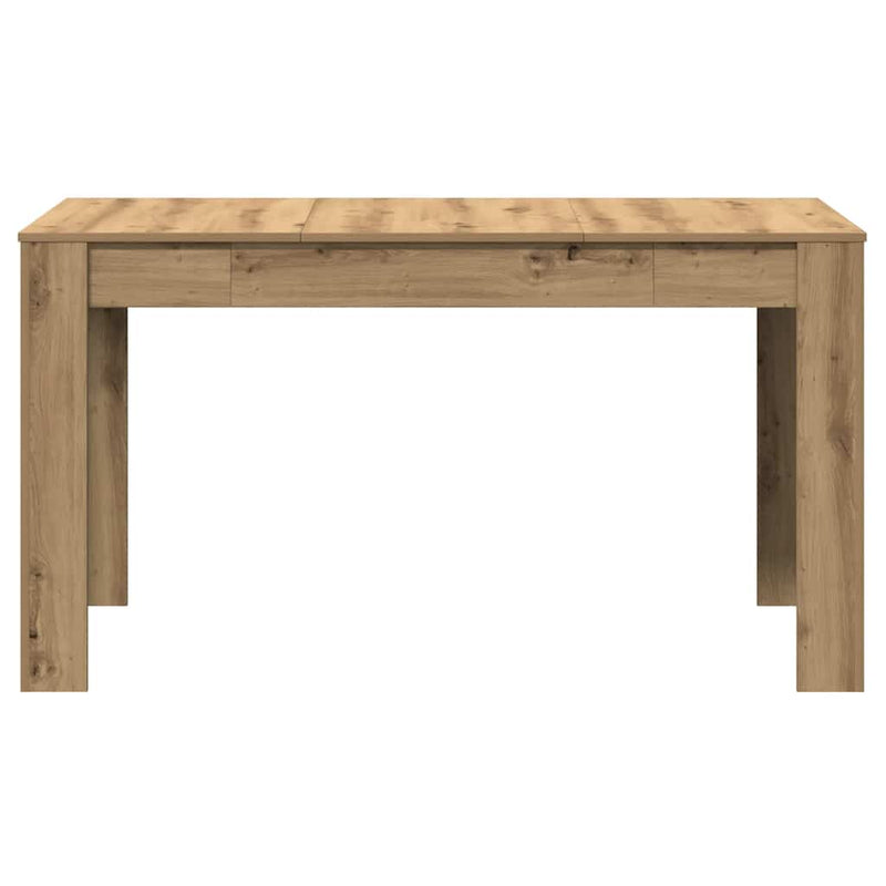 vidaXL Dining Table Artisan Oak 140x74.5x76 cm Engineered Wood