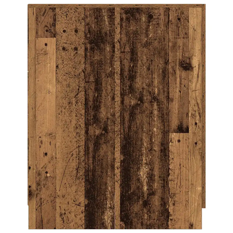 Washing Machine Cabinet Old Wood 70.5x71.5x91.5 cm