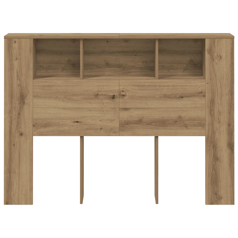 Headboard Cabinet Artisan Oak 140x18.5x102.5 cm Engineered Wood
