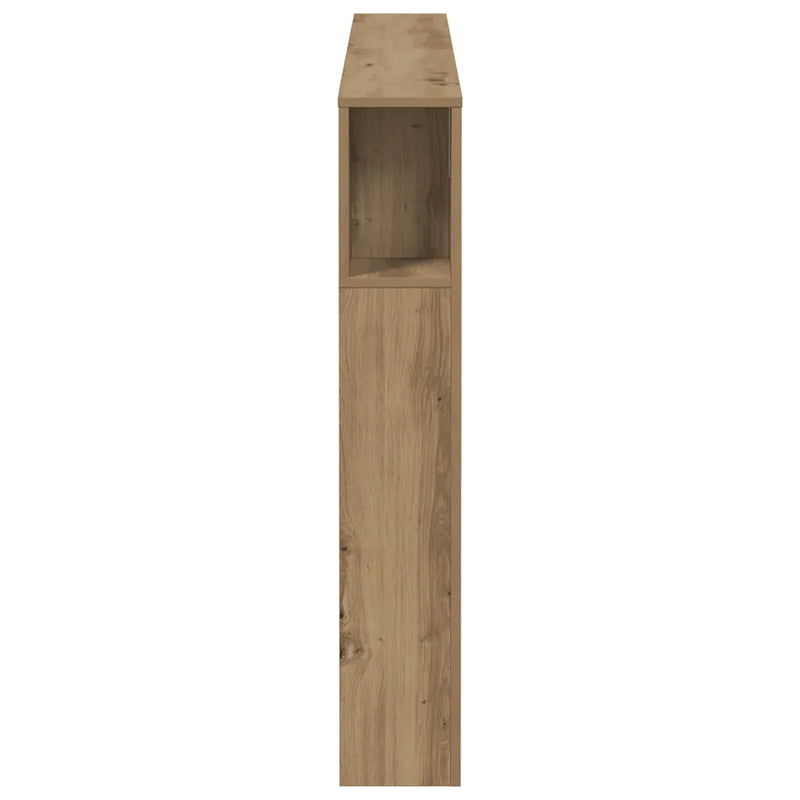 Headboard Cabinet Artisan Oak 140x18.5x102.5 cm Engineered Wood