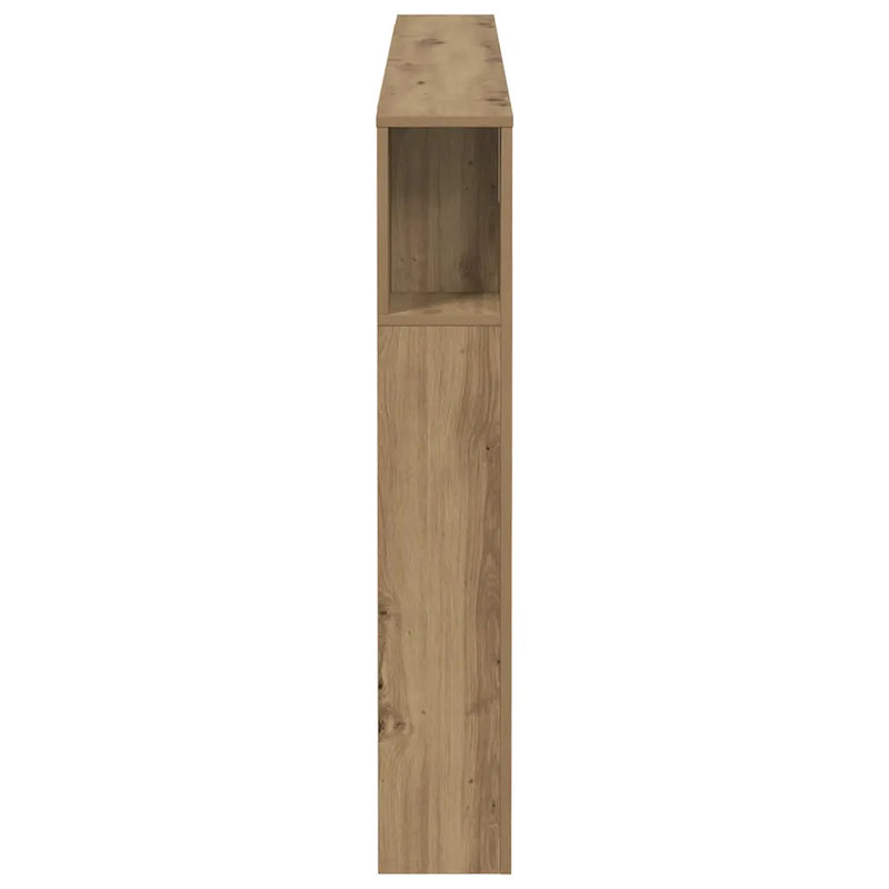 Headboard Cabinet Artisan Oak 160x18.5x103.5 cm Engineered Wood