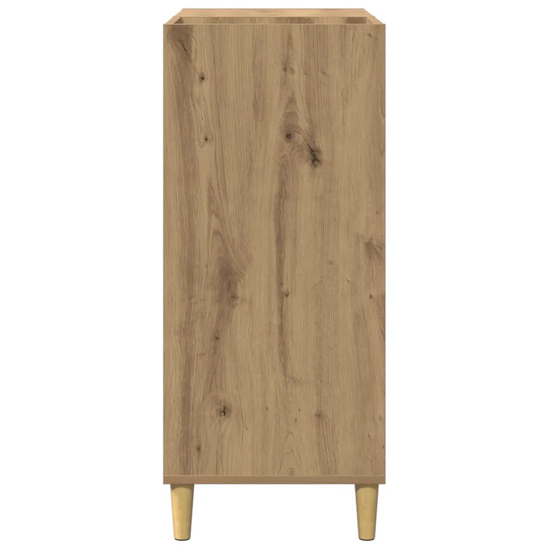 Record Cabinet Artisan Oak 84.5x38x89 cm Engineered Wood