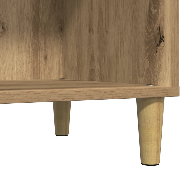 Record Cabinet Artisan Oak 84.5x38x89 cm Engineered Wood