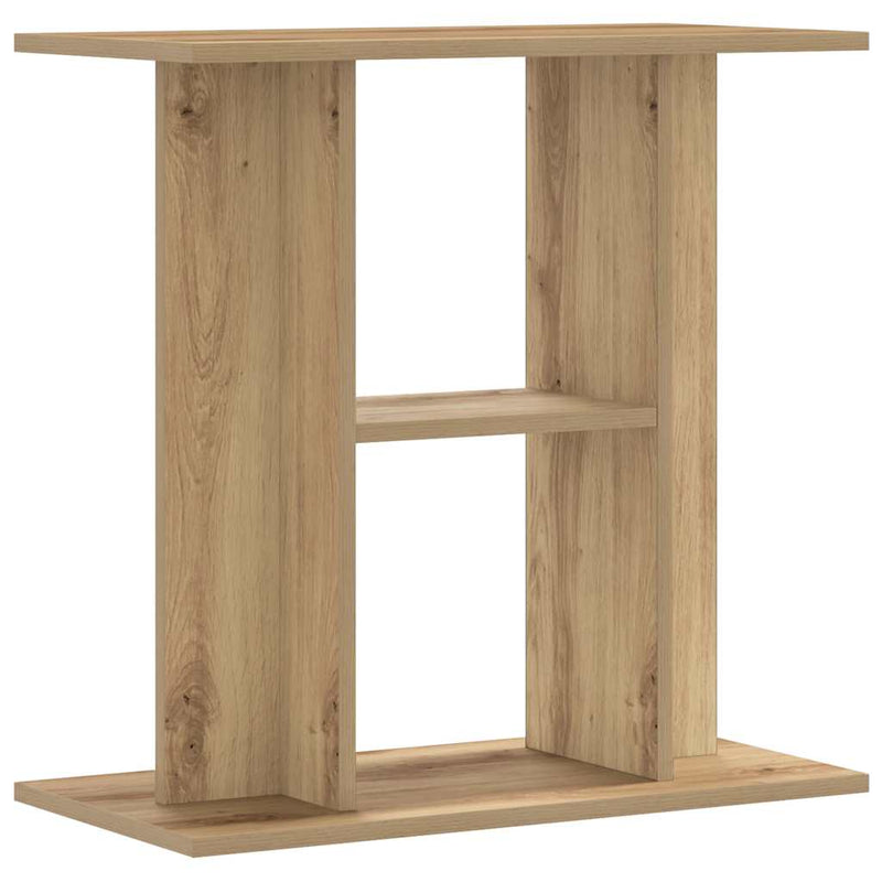 vidaXL Aquarium Stand Artisan Oak 60x30x60 cm Engineered Wood