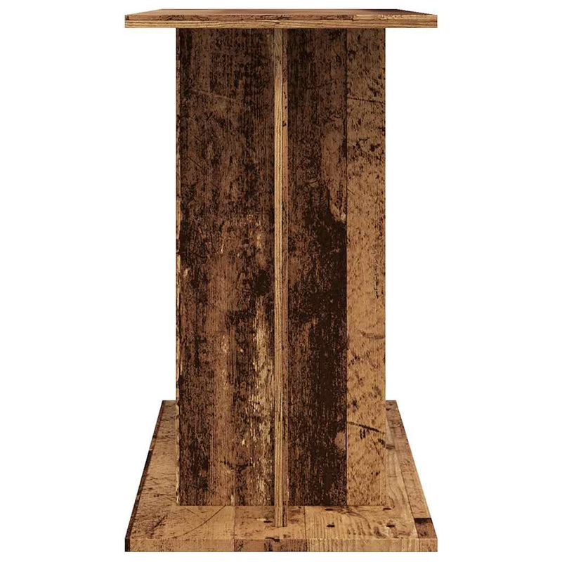 vidaXL Aquarium Stand Old Wood 80x35x60 cm Engineered Wood