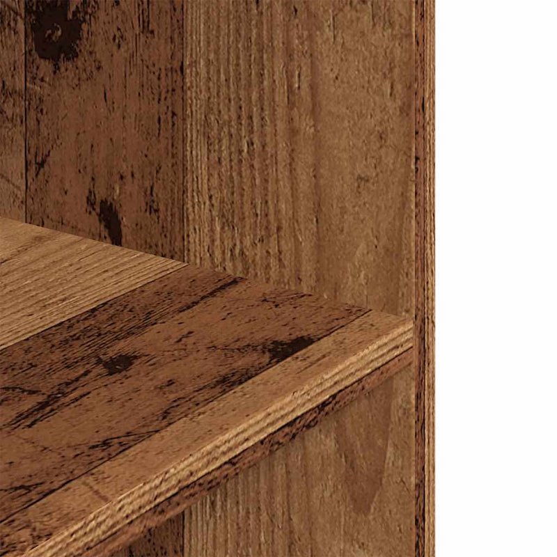 vidaXL Aquarium Stand Old Wood 80x35x60 cm Engineered Wood