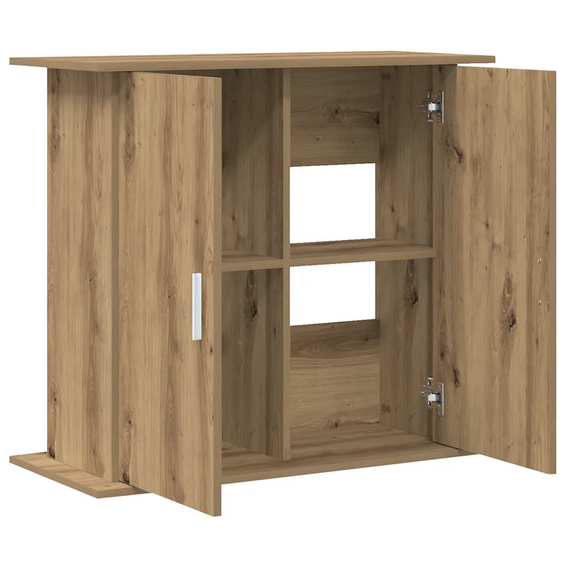 Aquarium Stand Artisan Oak 81x36x73 cm Engineered Wood