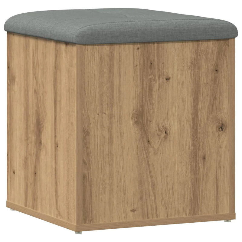 Storage Bench Artisan Oak 42x42x45 cm Engineered Wood
