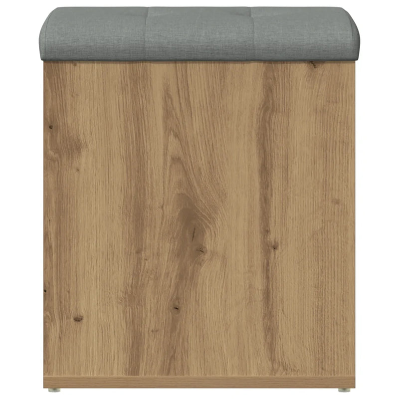 Storage Bench Artisan Oak 42x42x45 cm Engineered Wood