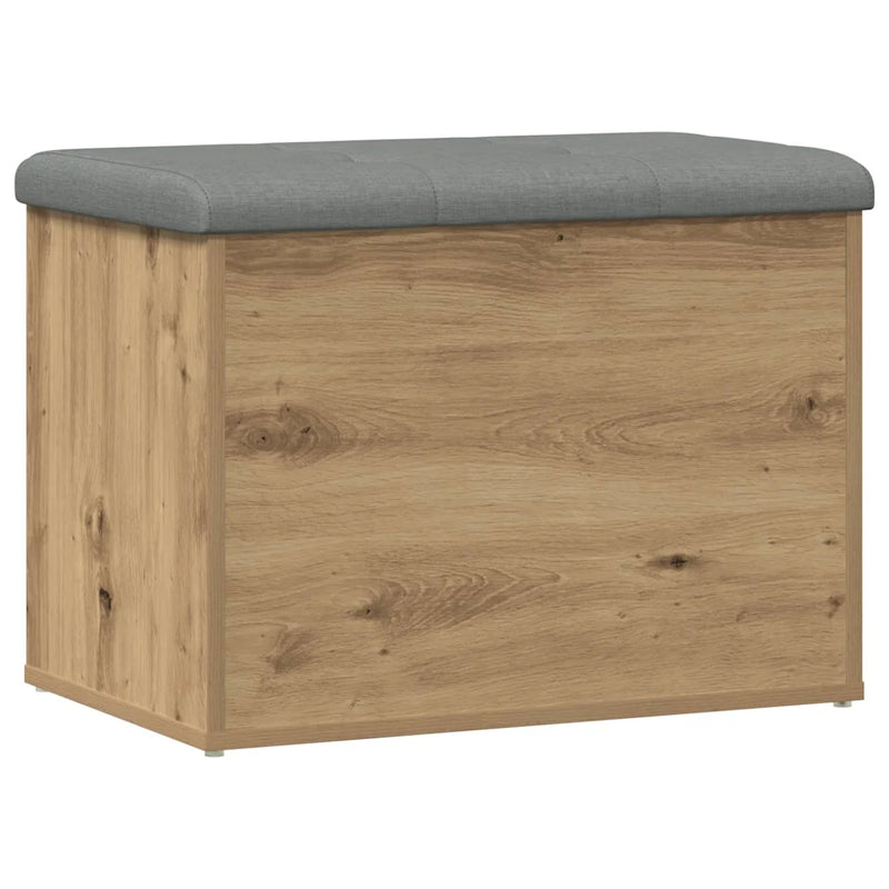 Storage Bench Artisan Oak 62x42x45 cm Engineered Wood