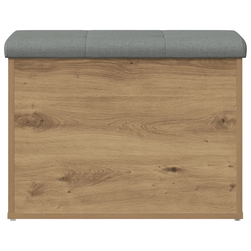Storage Bench Artisan Oak 62x42x45 cm Engineered Wood