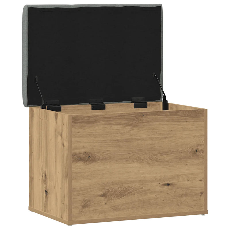 Storage Bench Artisan Oak 62x42x45 cm Engineered Wood