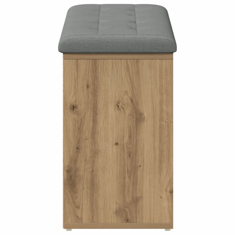 Shoe Bench Artisan Oak 102x32x50 cm Engineered Wood