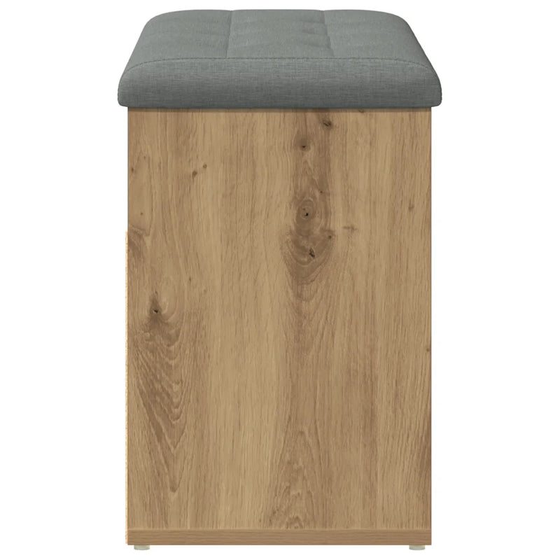 Shoe Bench Artisan Oak 82x32x45.5 cm Engineered Wood