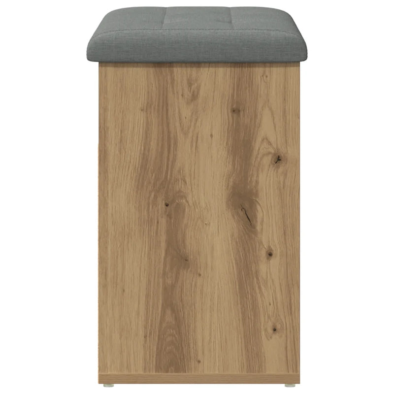 Shoe Bench Artisan Oak 62x32x50 cm Engineered Wood