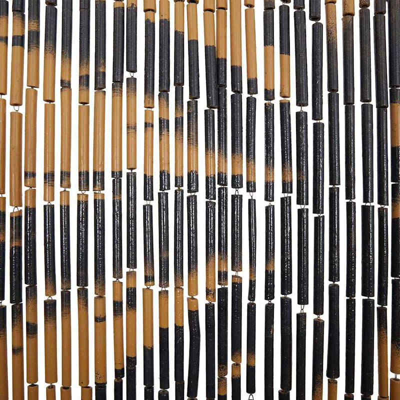 vidaXL Insect Door Curtain Palm Tree Print 100x220 cm Bamboo