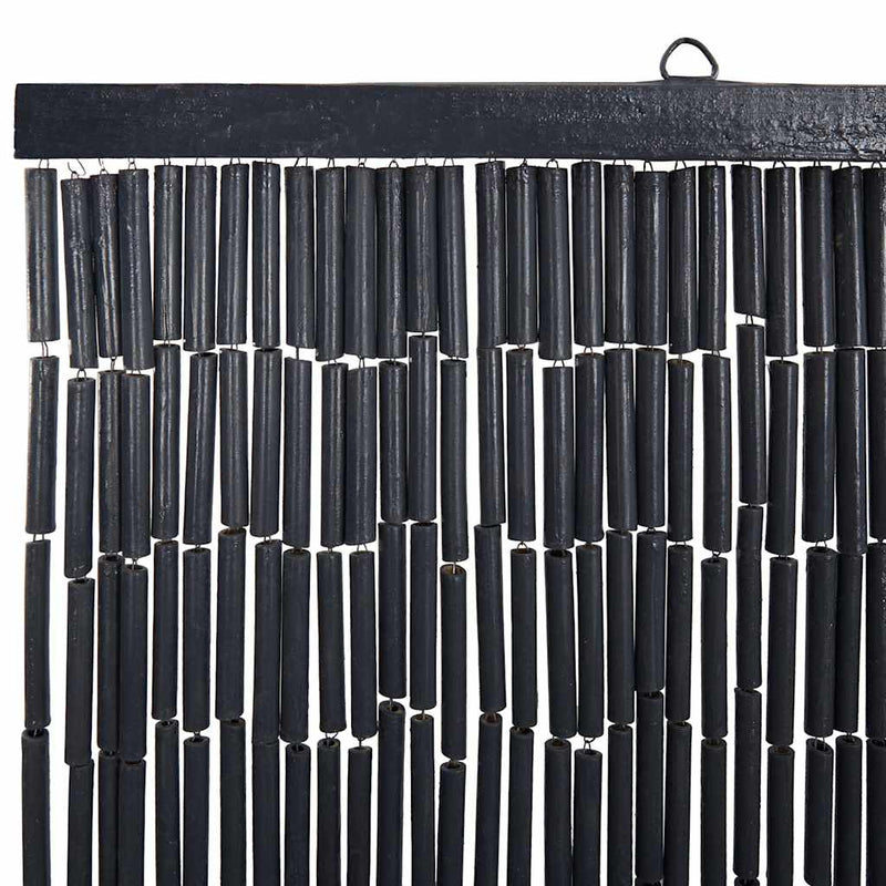 vidaXL Insect Door Curtain Dark Grey 100x200 cm Bamboo