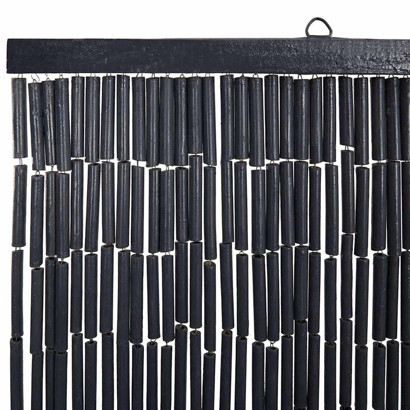 vidaXL Insect Door Curtain Dark Grey 100x220 cm Bamboo