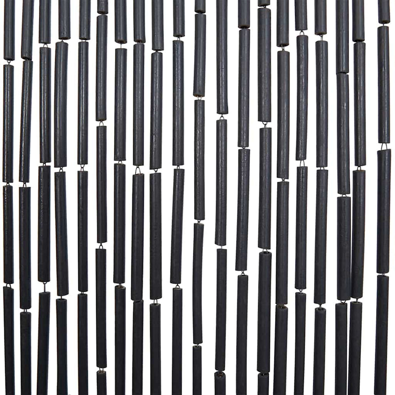 Insect Door Curtain Dark Grey 120x220 cm Bamboo