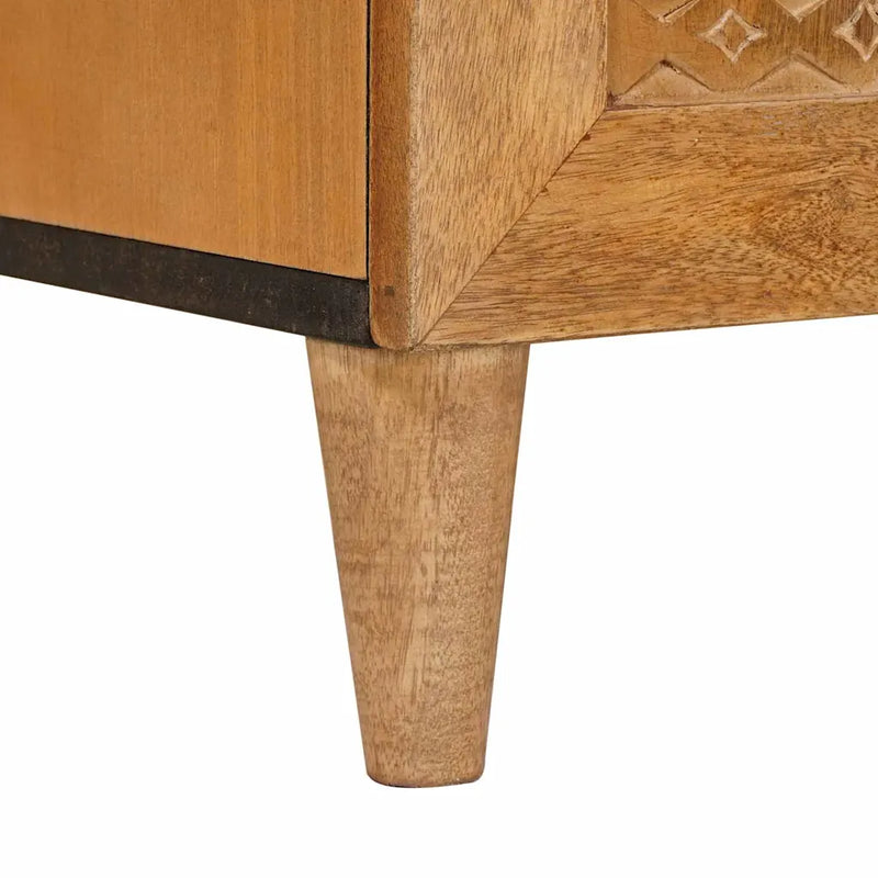 Sideboard Light brown 60 x 33 x 75 cm Solid mango wood