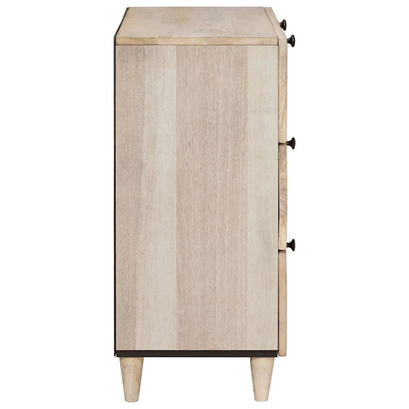 Sideboard 60 x 33 x 75 cm Solid mango wood White
