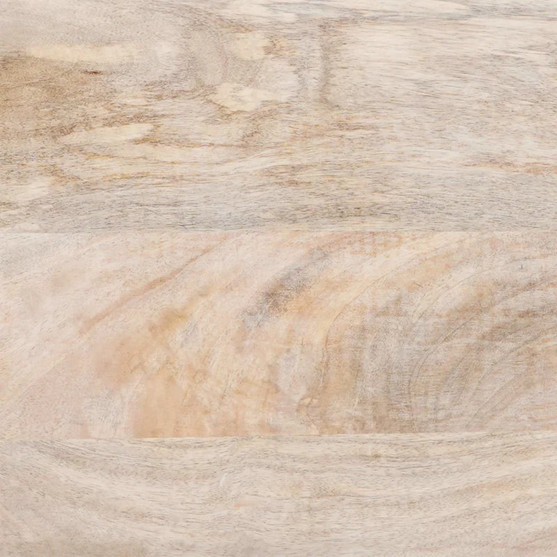 Highboard 60 x 33 x 100 cm Solid Mango Wood Bleached White