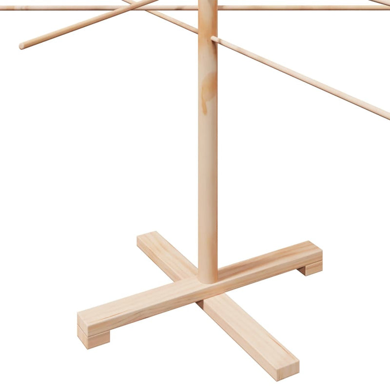 vidaXL Wooden Christmas Tree for Decoration 210 cm Solid Wood Pine