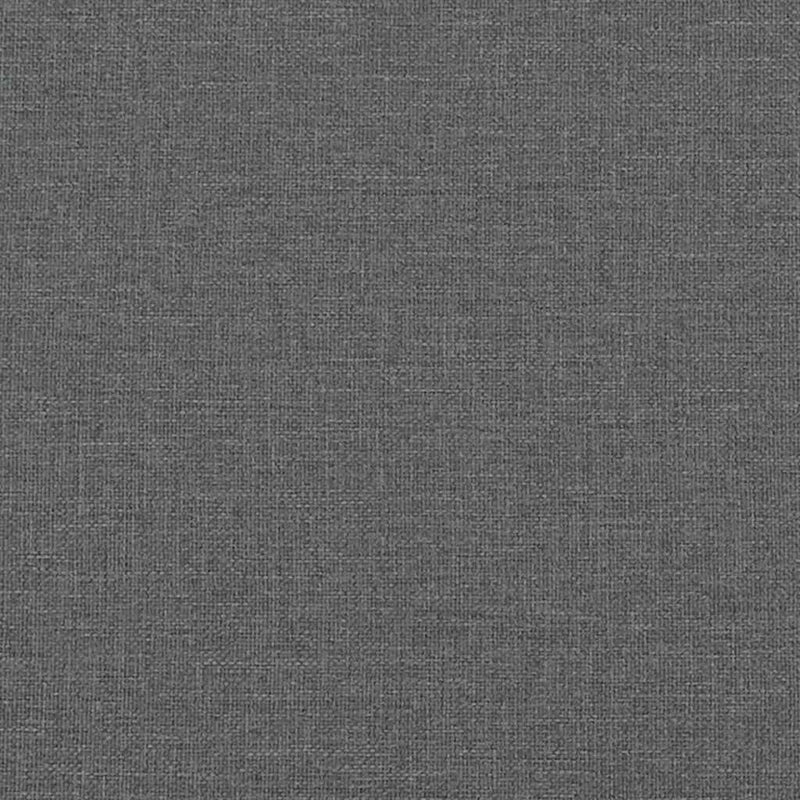 vidaXL Ottoman Storage Bed Frame without Mattress Dark Grey King Single Fabric