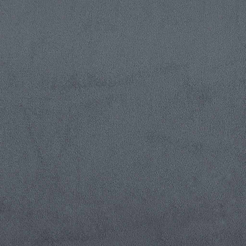 vidaXL Ottoman Storage Bed Frame No Mattress Dark Grey King Single Velvet