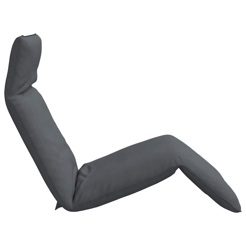 vidaXL Folding Sun lounger Anthracite 175x54x8.5 cm Oxford Fabric