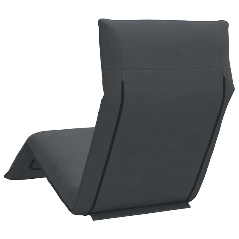 vidaXL Folding Sun lounger Anthracite 175x54x8.5 cm Oxford Fabric