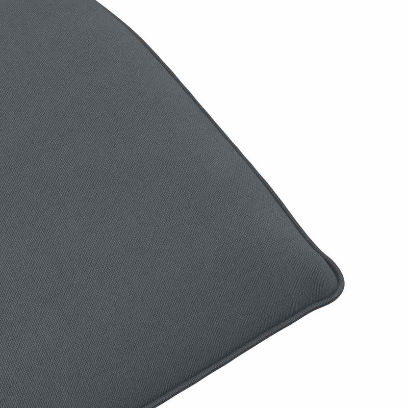 vidaXL Folding Sun lounger Anthracite 175x54x8.5 cm Oxford Fabric