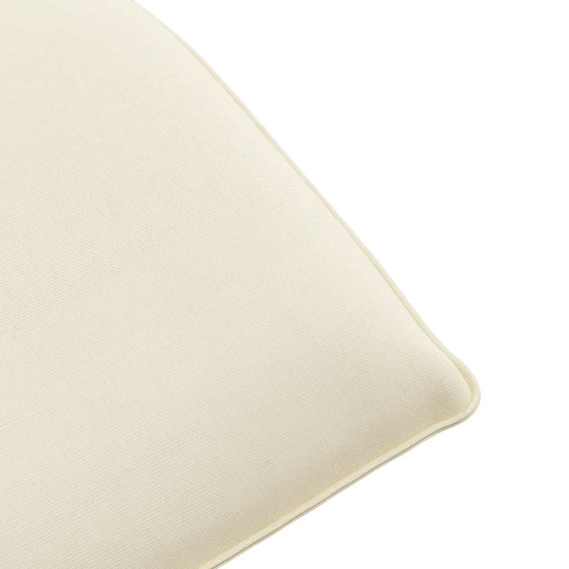vidaXL Folding Sun lounger Cream 175x54x8.5 cm Oxford Fabric