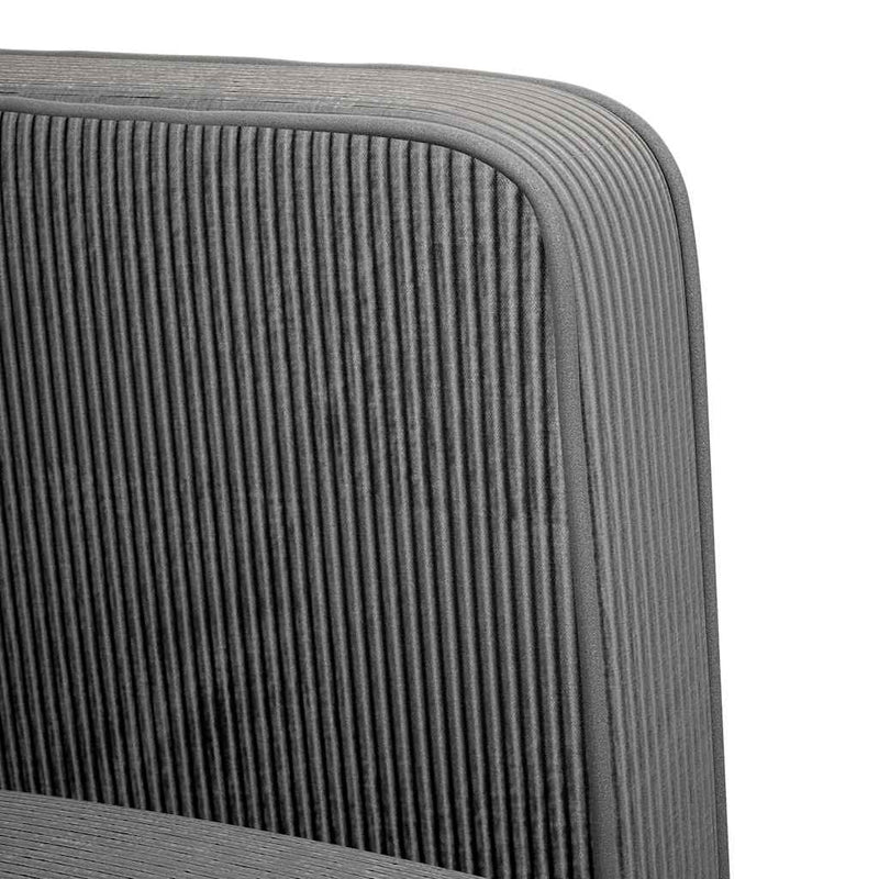 vidaXL Sofa Chair with Armrests Dark Grey 54 cm Corduroy Fabric