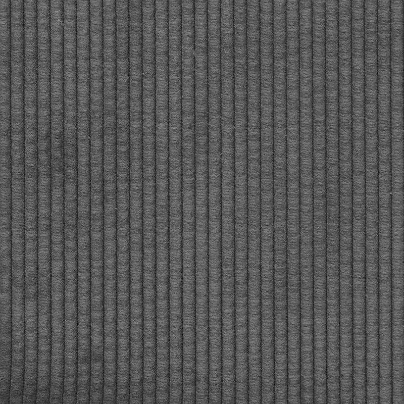 vidaXL Sofa Chair with Armrests Dark Grey 54 cm Corduroy Fabric